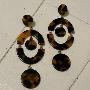 J. Crew Tortoise Shell Earrings